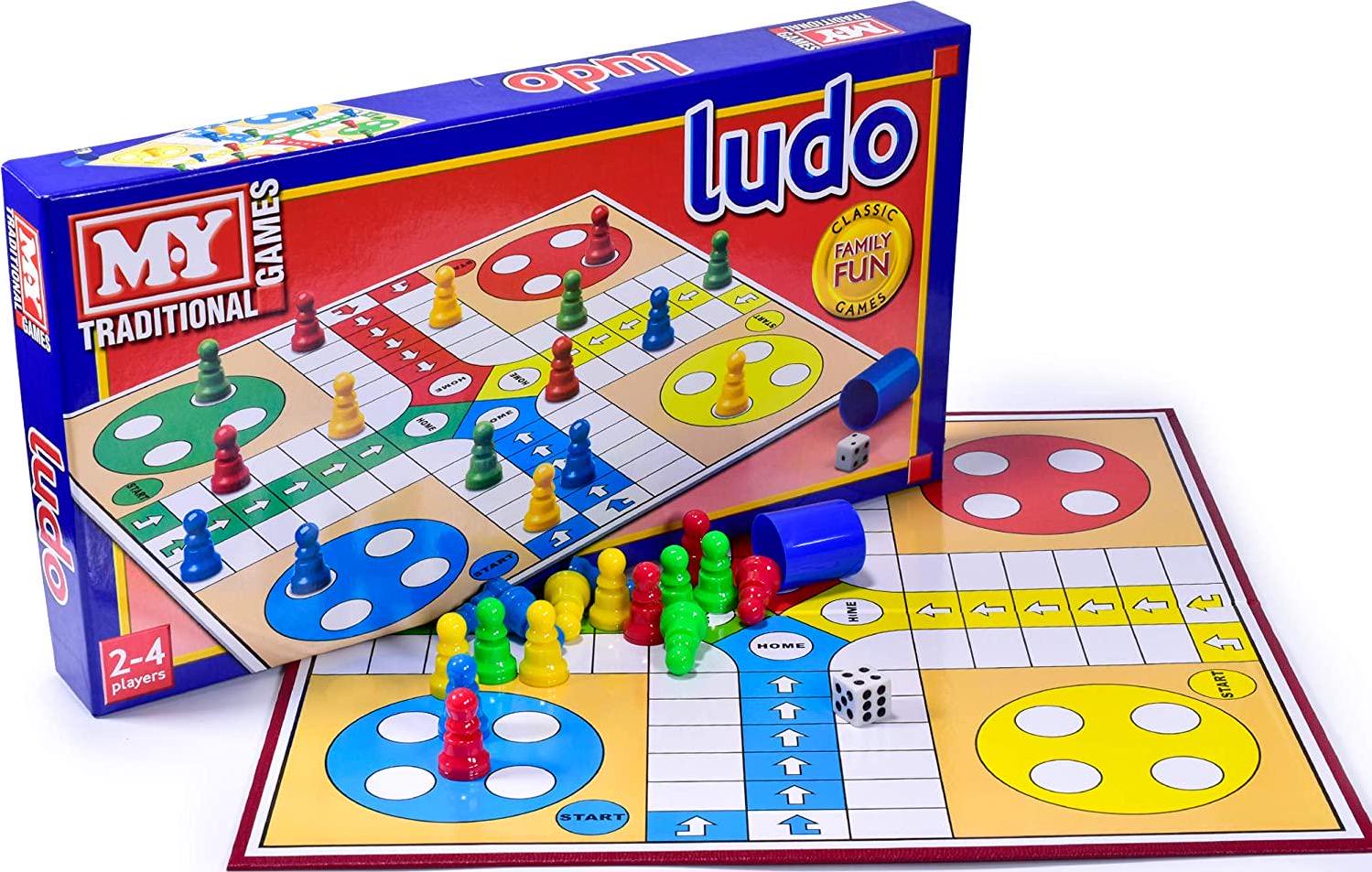 KandyToys, M.Y Ludo Game - Traditional Ludo Board Game for Kids and Adults