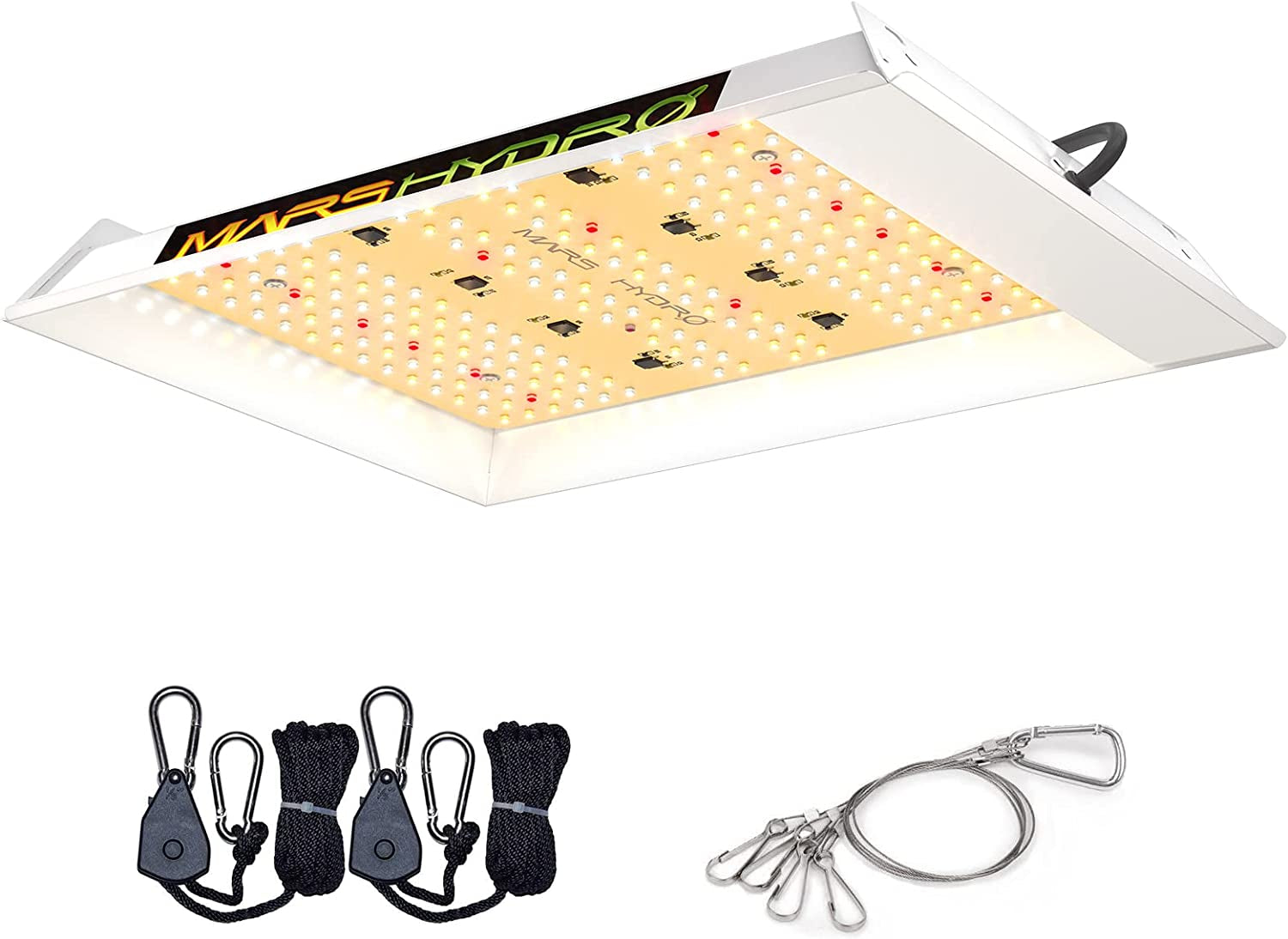 MARS HYDRO, MARS HYDRO TS 600 LED Grow Light Full Spectrum 100W Grow Lamp for Hydroponic Indoor Plant Seeding Veg and Bloom Greenhouse Growing Light Fixtures for 2X2Ft Coverage,