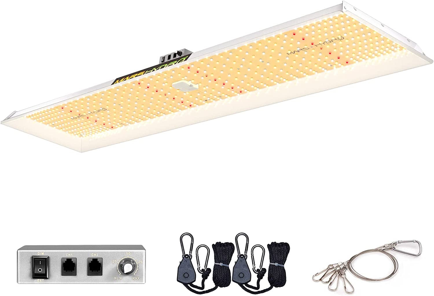 MARS HYDRO, MARS HYDRO TSW2000 Led Grow Light 300 Watt 4X4Ft Coverage Full Spectrum Growing Lamps for Indoor Plants Dimmable Daisy Chain Seeding Veg Bloom Light for Hydroponics Greenhouse Indoor LED Grow