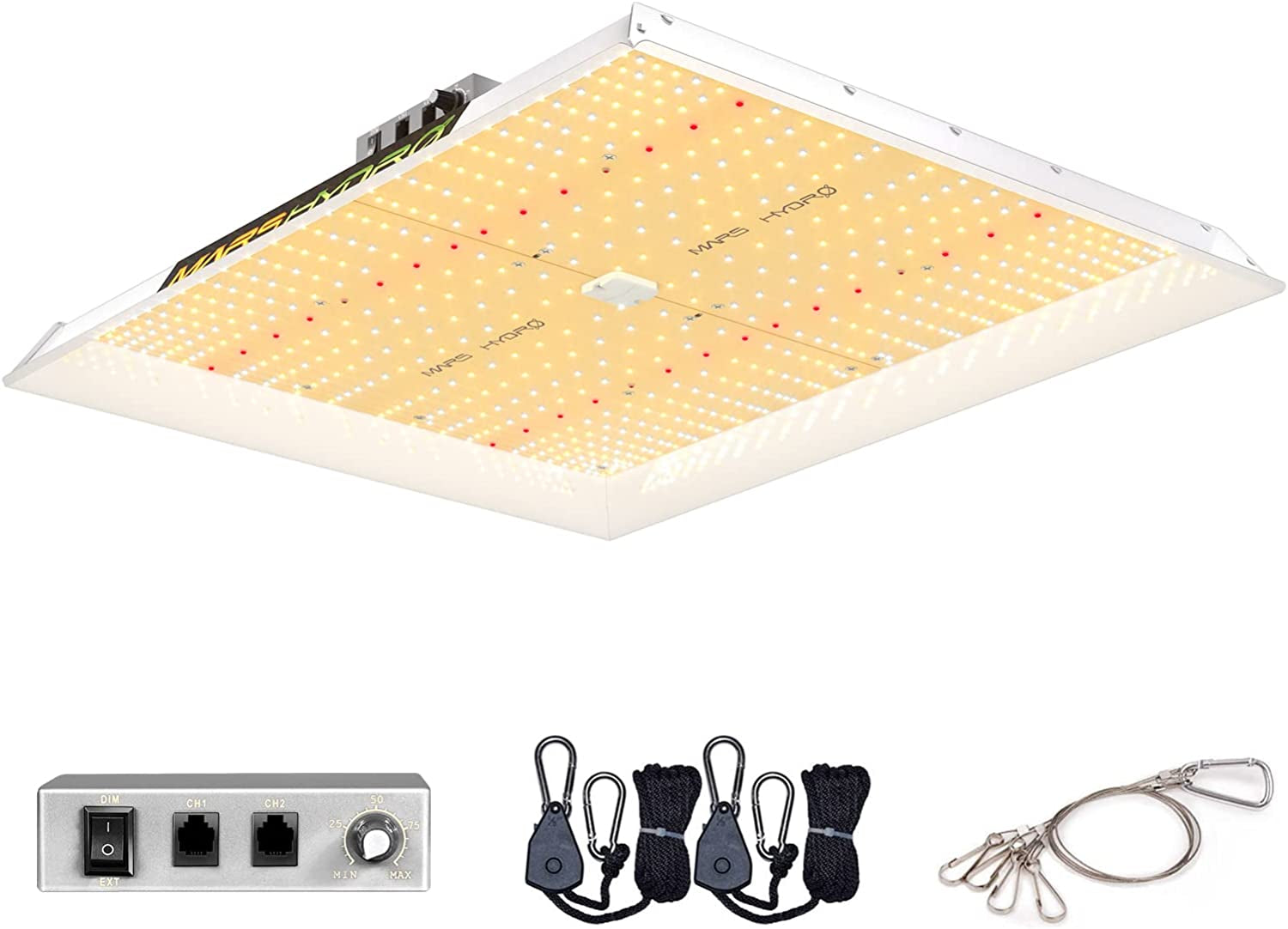 MARS HYDRO, MARS HYDRO TSW2000 Led Grow Light 300 Watt 4X4Ft Coverage Full Spectrum Growing Lamps for Indoor Plants Dimmable Daisy Chain Seeding Veg Bloom Light for Hydroponics Greenhouse Indoor LED Grow