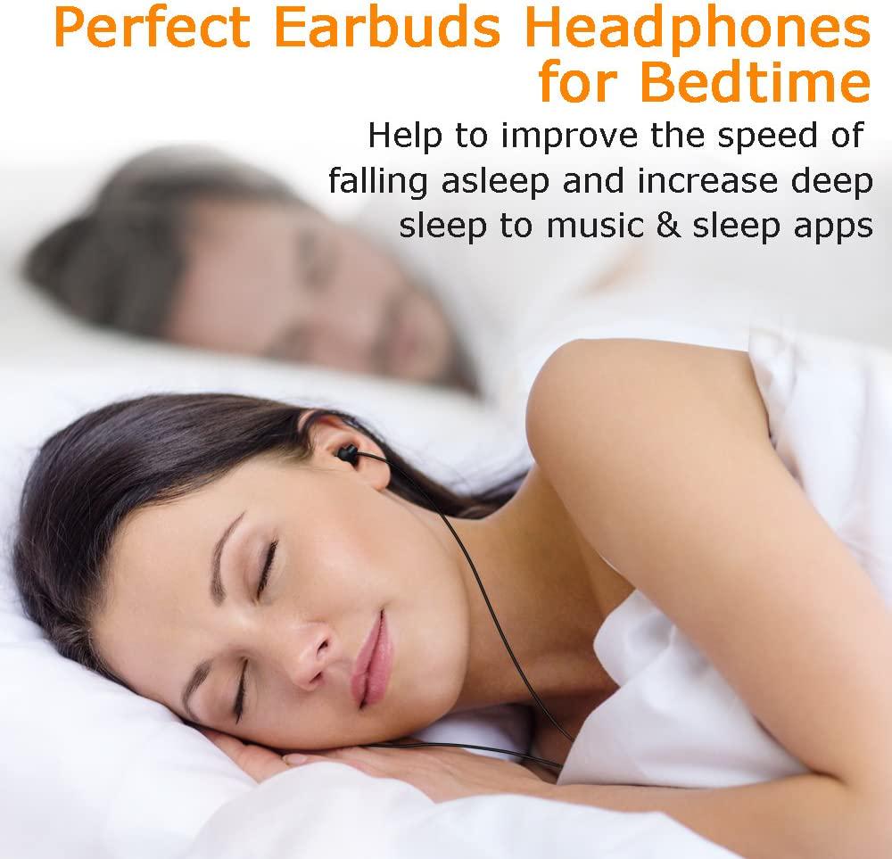 maxrock, MAXROCK Sleep Earplugs - Noise Isolating Ear Plugs Sleep Earbuds Headphones with Unique Total Soft Silicone Perfect for Insomnia, Side Sleeper, Snoring, Air Travel, Meditation and Relaxation(Black)