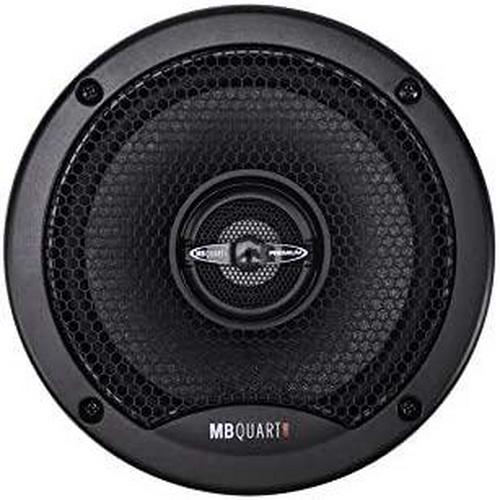 MB Quart, MB Quart PK1-116 Premium Car Speakers (Black, Pair) 6.5 Inch Coaxial Speaker System, 220 Watt, 2-Way Car Audio, 4 OHMS (Grills Included)