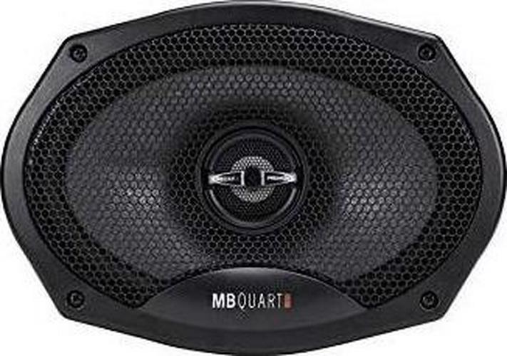 MB Quart, MB Quart PK1-169 Premium Car Speakers (Black, Pair) 6x9 Inch Coaxial Speaker System, 220 Watt, 2-Way Car Audio, 4 OHMS (Grills Included)