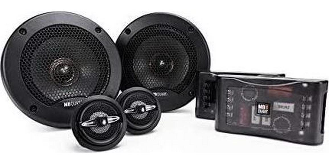 MB Quart, MB Quart PS1-213 Premium 2-Way Component Speaker System (Black, Pair) 5.25 Inch Component Speaker System, 240 Watt, Car Audio, 4 OHMS (Grills Included)