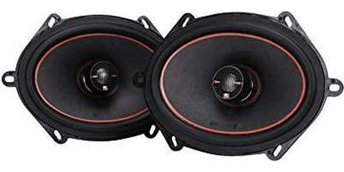 MB Quart, MB Quart RK1-168 Reference Car Speakers (Black, Pair) 5x7-6x8 Inch Coaxial Speaker System, 200 Watt, 2-Way Car Audio, 4 OHMS (Grills Not Included)