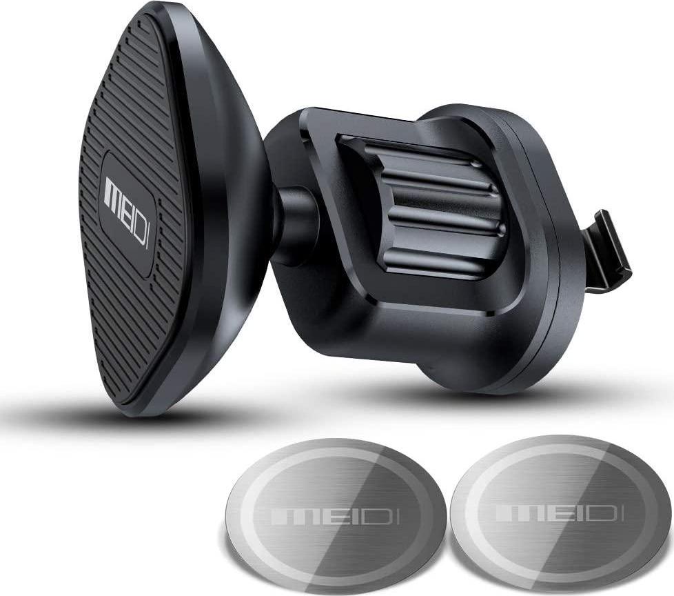 MEIDI, MEIDI Magnetic Phone Car Mount, Universal Air Vent Magnetic Phone Car Mount Phone Holder with Upgraded Clip Suitable for All Kinds of Cellphones