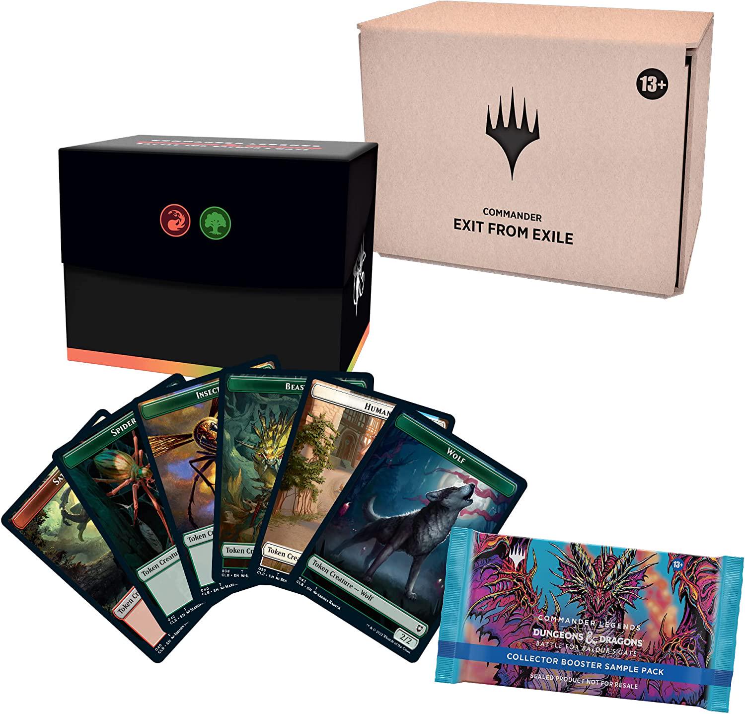 Magic The Gathering, Magic The Gathering Commander Legends: Battle for Baldur s Gate Commander Deck Exit from Exile | Minimal Packaging Version (D10180000)