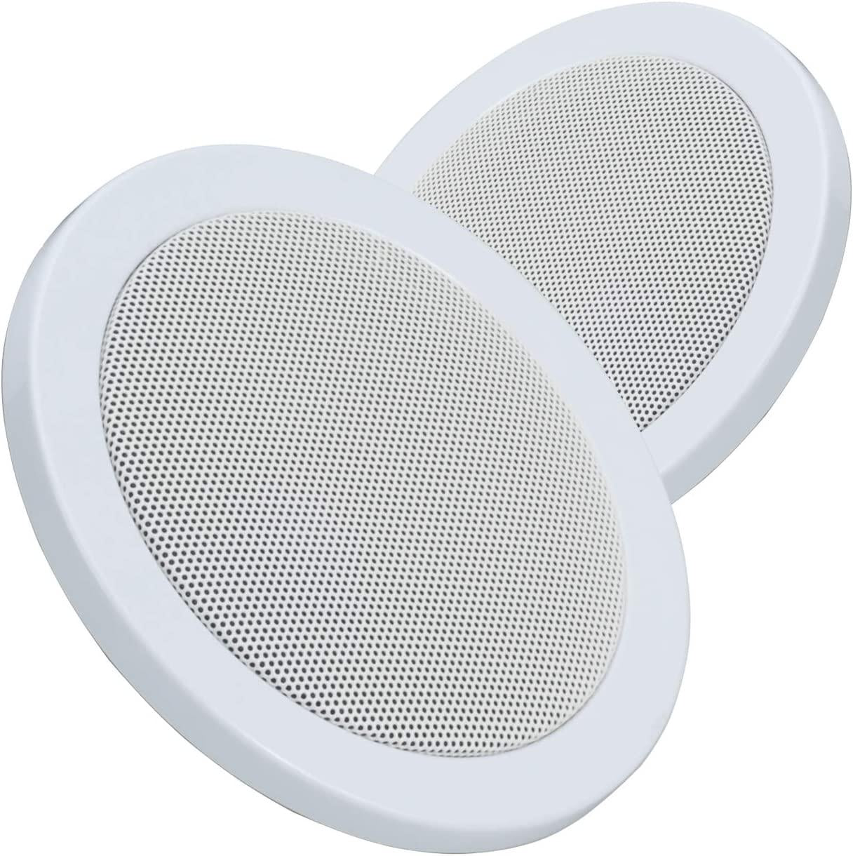 Magnadyne, Magnadyne SK525TL 10 Watt Coaxial Speakers 5 1/4 inch Dual Cone with Grill 1 Pair - White