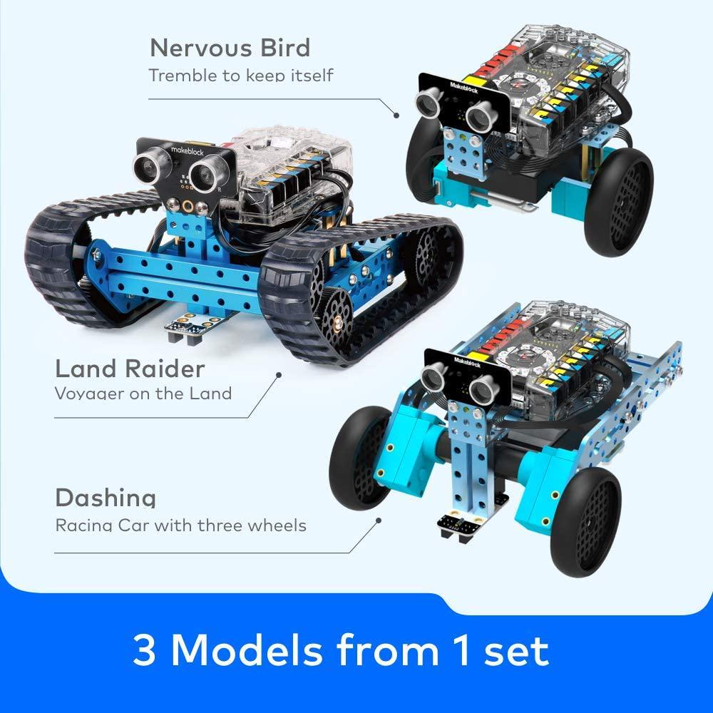Makeblock, Makeblock mBot Ranger - Transformable STEM Educational Robot Kit, Blue (MB90092)