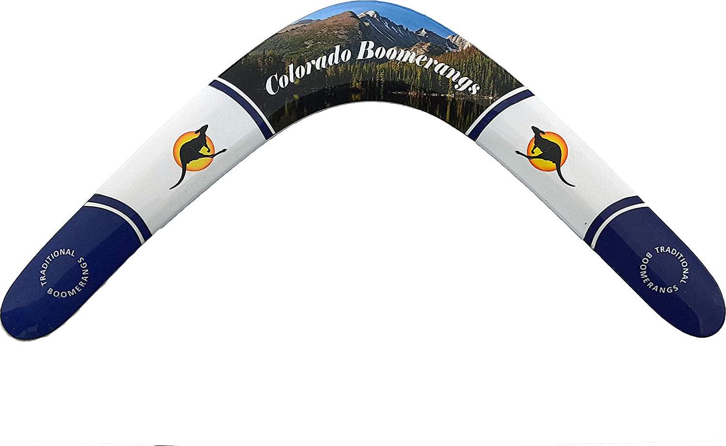 Colorado Boomerangs, Mandala Boomerang - Great Beginner Boomerangs for Kids Aged 13-70! A Real Returning Boomerang!