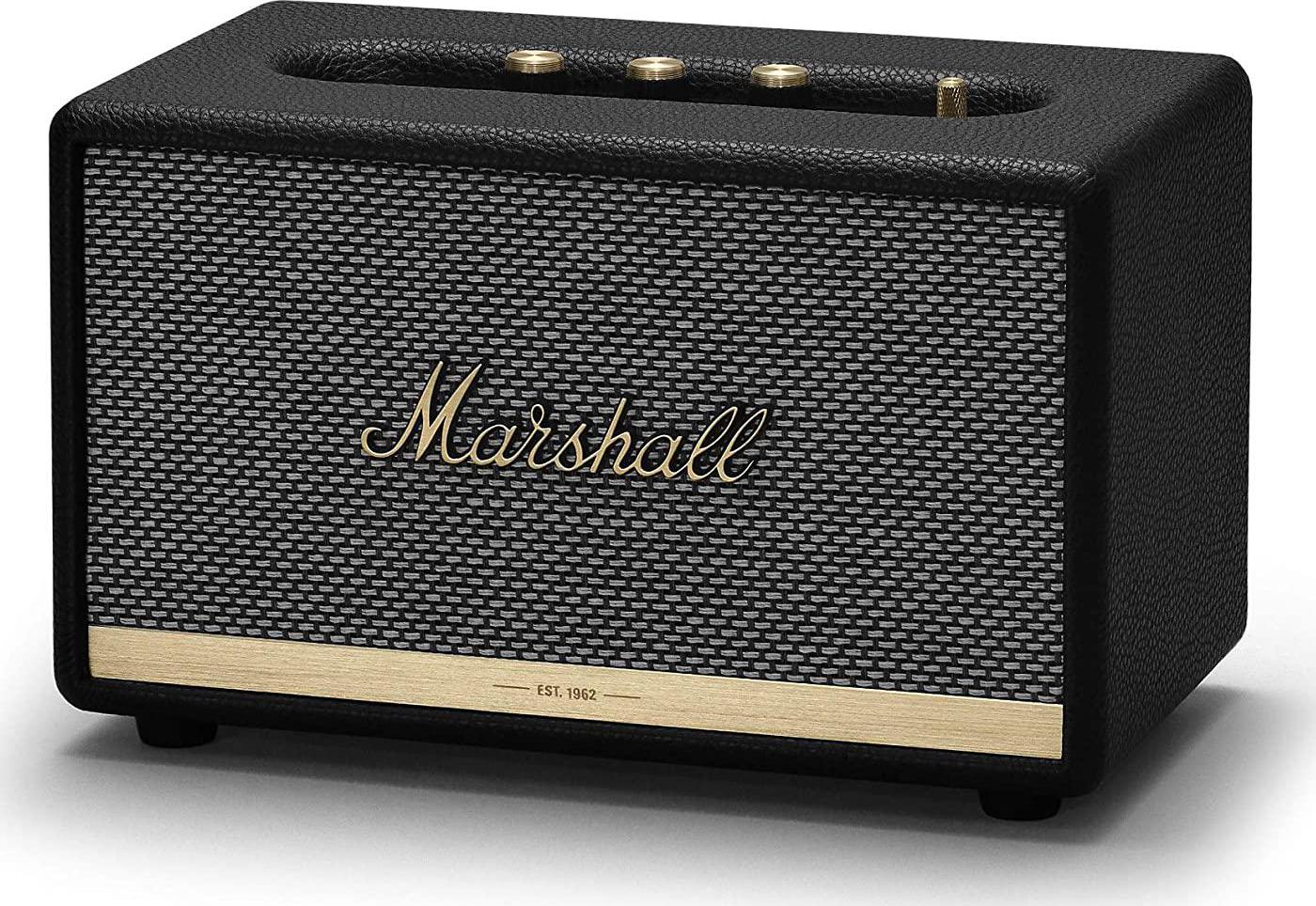 Marshall, Marshall Acton II Wireless Bluetooth Speaker, Larger Than Life Speaker, with Customisable Sound, Black