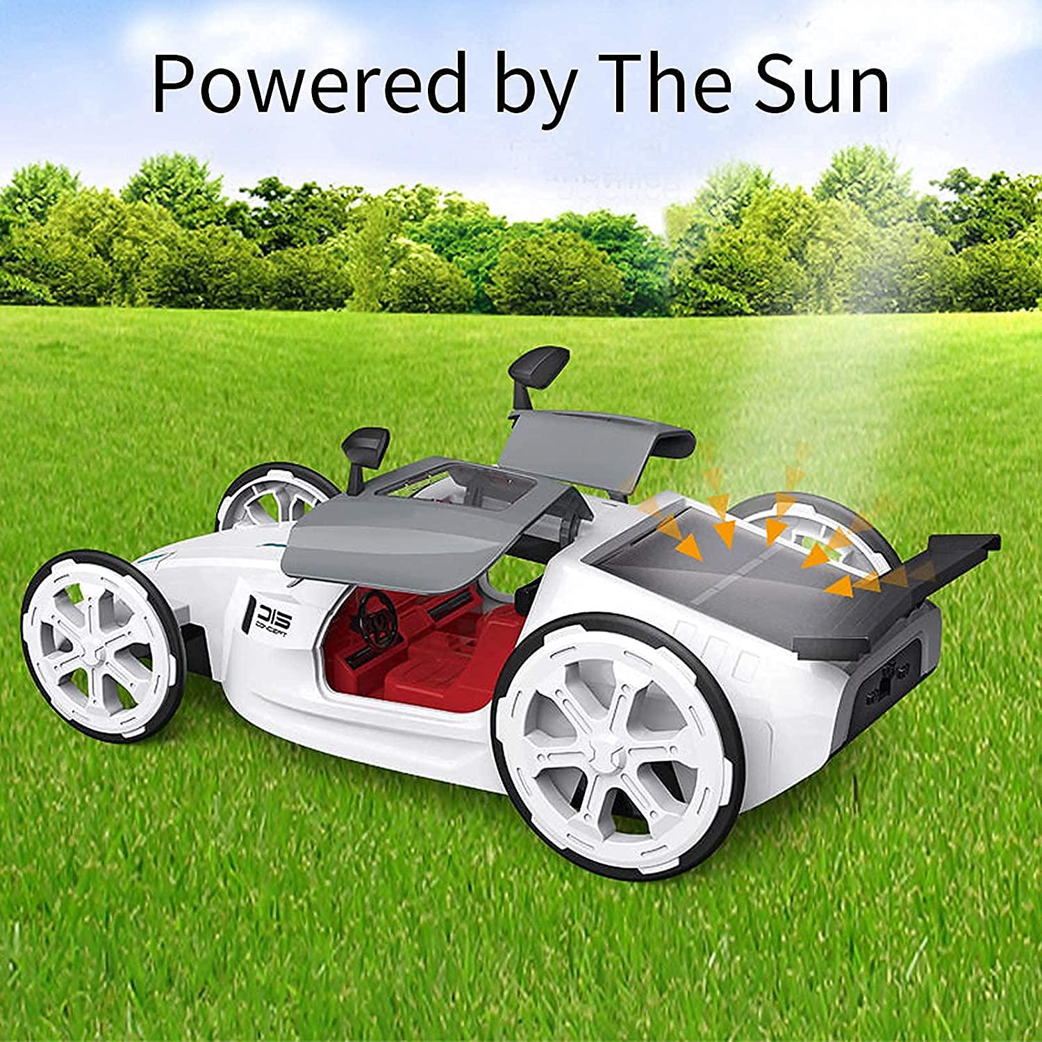 Masefu, Masefu STEM Solar and Battery Powered Car Toy DIY Building Science Experiment Kit for Kids 6+ Years Old Kids - Education Truck Toys