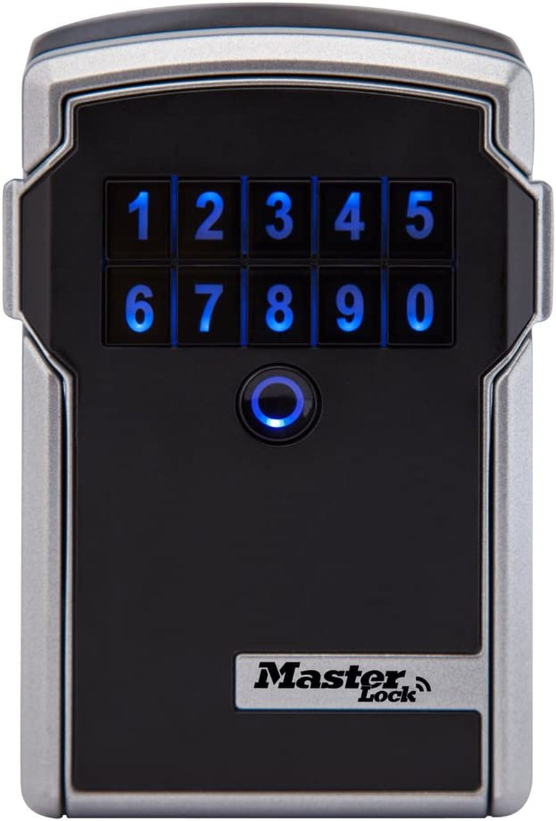 Master Lock, Master Lock 5441EC Smart Wall Mount Bluetooth Key Safe Black 3-1/4"