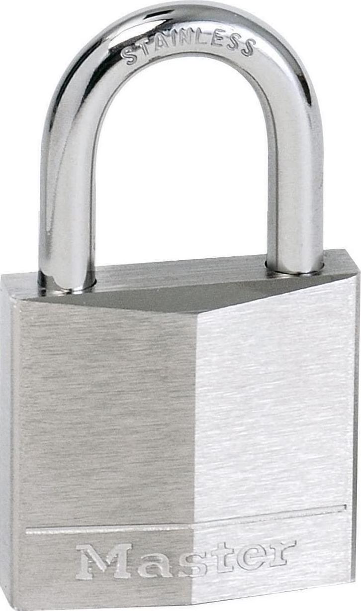 Master Lock, Master Lock 640DAU 40mm Wide Nickel Plated Solid Brass Padlock, Silver