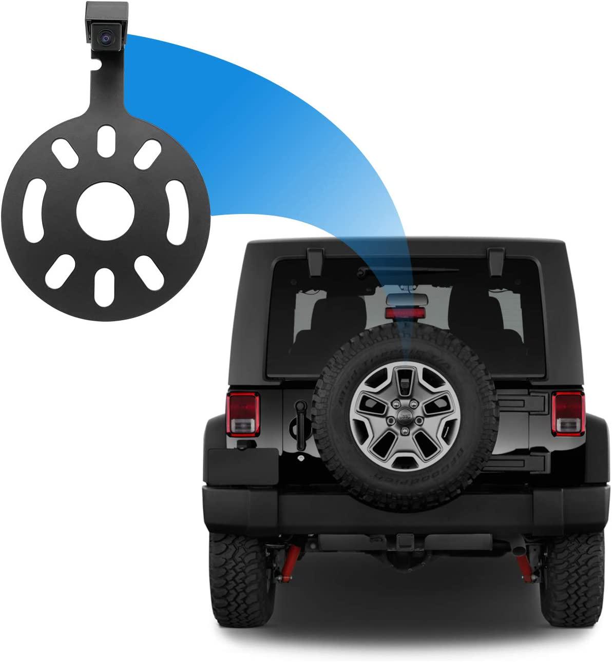 Master Tailgaters, Master Tailgaters Backup Camera for Jeep Wrangler Spare Tire Mount