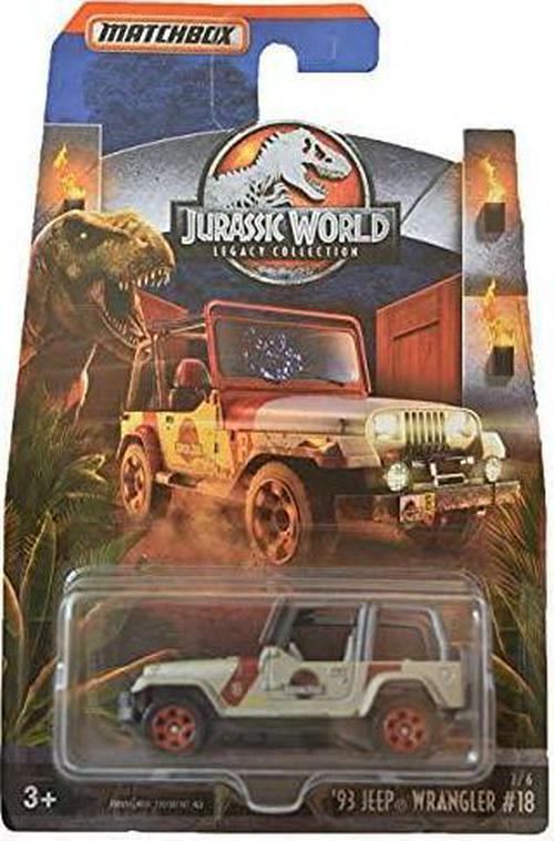 Matchbox, Matchbox '93 Jeeps Wrangler, Jurassic World Legacy Collection #18 2/6