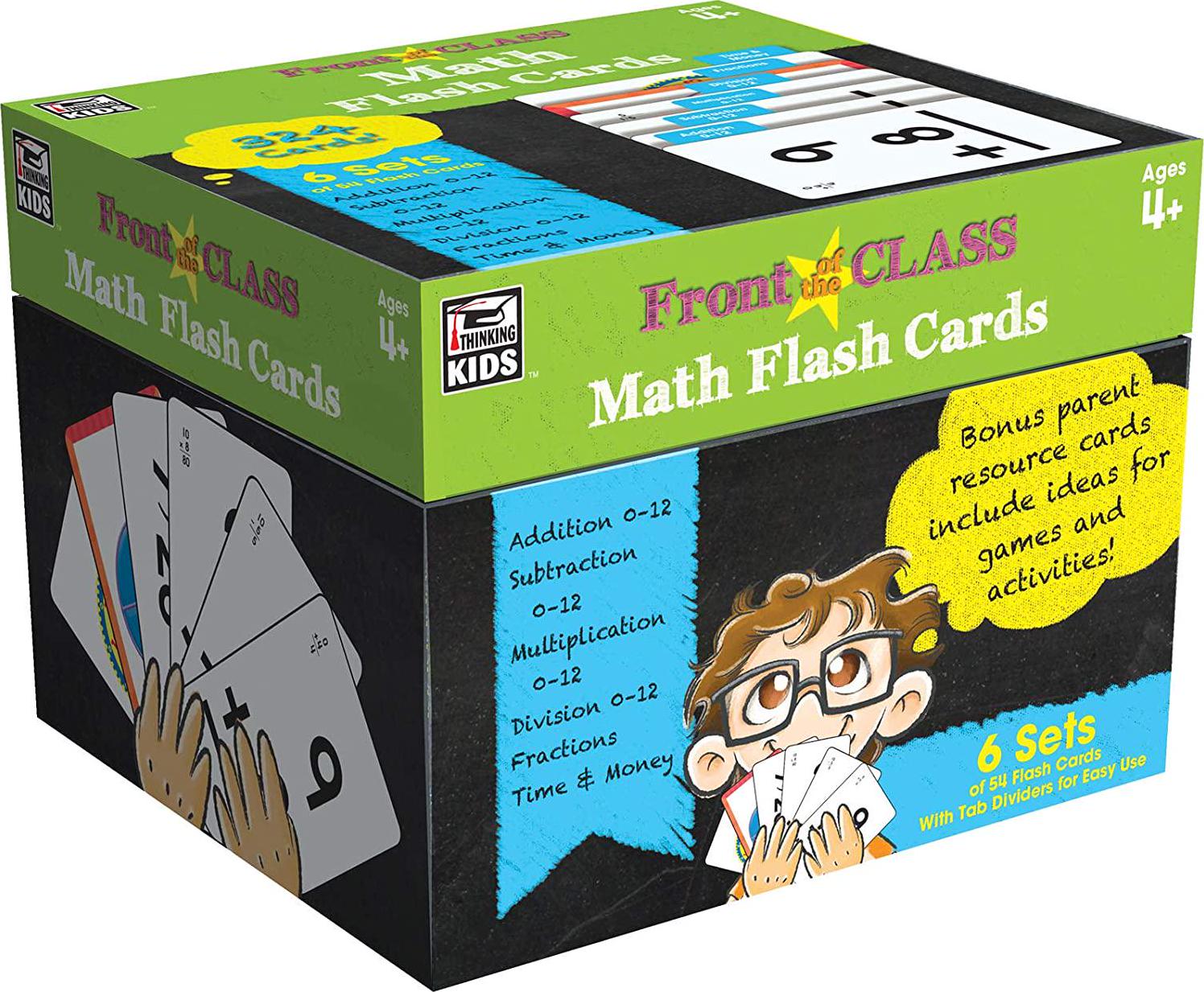 Thinking Kids, Math Flash Cards Ages 4+