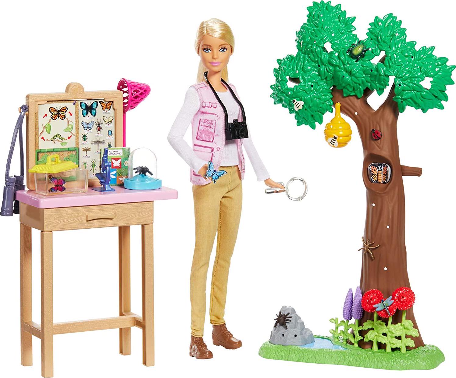 Barbie, Mattel - Barbie - Entomologist Doll and Playset
