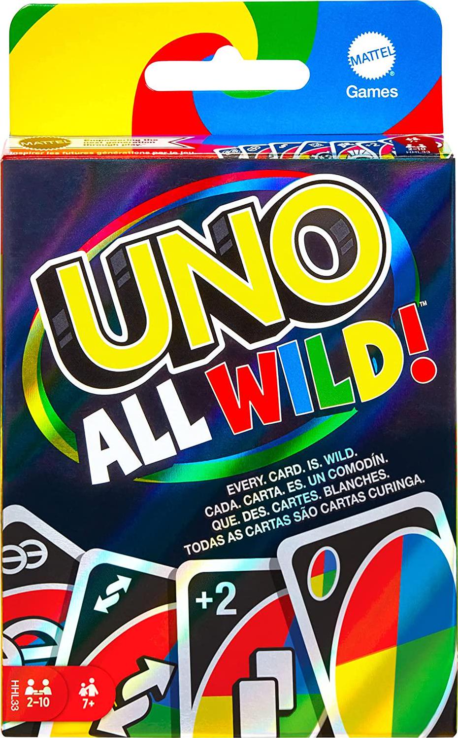 Mattel, Mattel Uno All Wild Cdu, Multicolor, HHL35