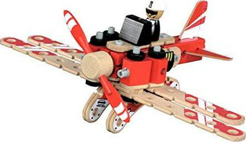 maxim enterprise, inc., Maxim Wud Workers Wooden Airplane and Helicopter Set for Boys, Girls, Uni-Sex, Construction Play