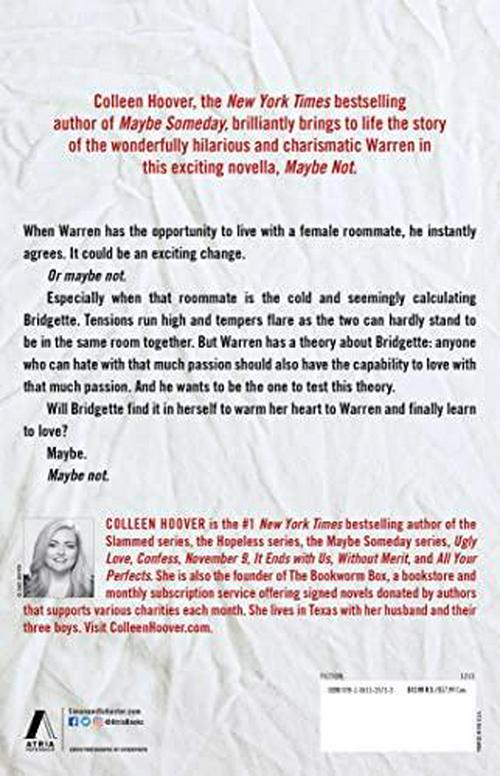 Colleen Hoover (Author), Maybe Not: A Novella (2) (Maybe Someday)