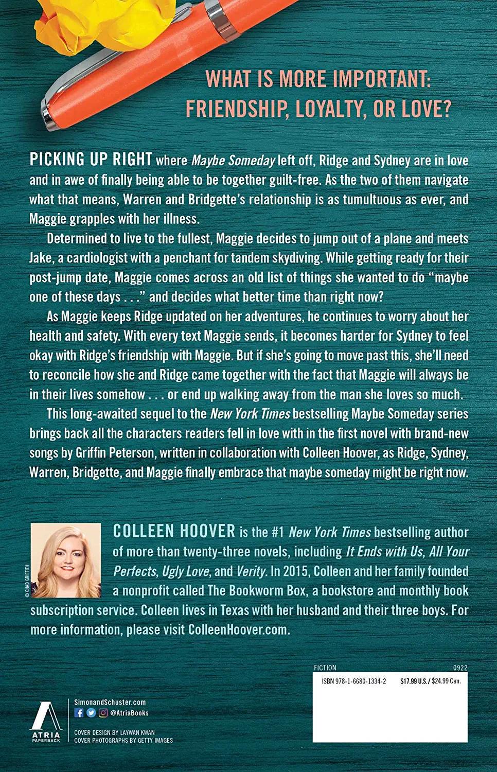 Colleen Hoover, Maybe Now: A Novel (3) (Maybe Someday)