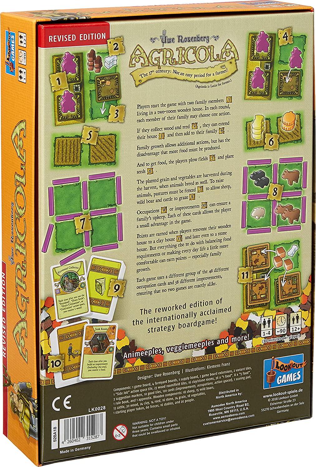 Mayfair, Mayfair MFG3515 Agricola Board Game