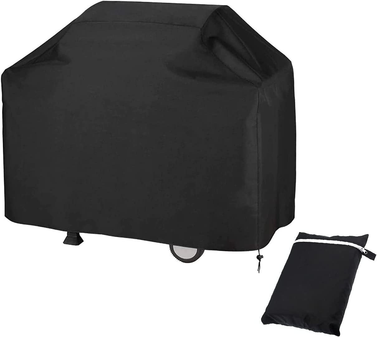 Mayhour, Mayhour 27 Inch Indoor Outdoor BBQ Cover Adjustable Grill Dedicated,Waterproof Gas Grill Cover for Weber, Char-Broil, Brinkmann,Tepro Etc, UV &Dust Resistant Oxford Durable Material (Xs(27"-Round))