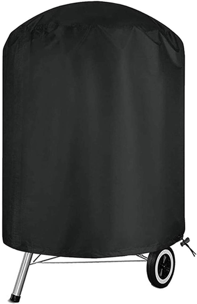 Mayhour, Mayhour 27 Inch Indoor Outdoor BBQ Cover Adjustable Grill Dedicated,Waterproof Gas Grill Cover for Weber, Char-Broil, Brinkmann,Tepro Etc, UV &Dust Resistant Oxford Durable Material (Xs(27"-Round))