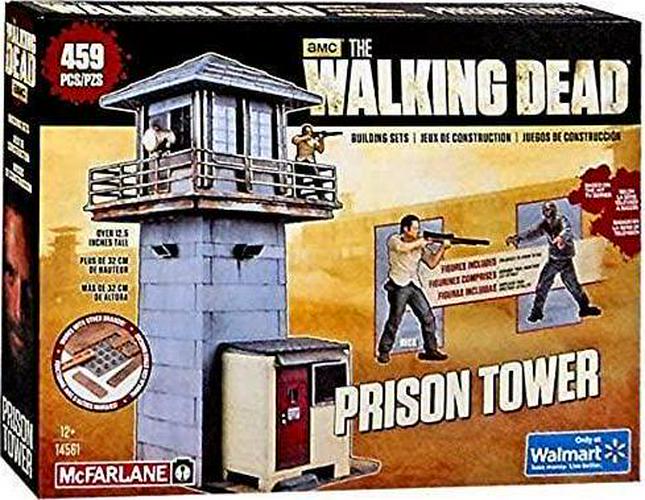 McFarlane Toys, McFarlane Toys The Walking Dead AMC TV Series Prison Tower Exclusive Building Set #14561