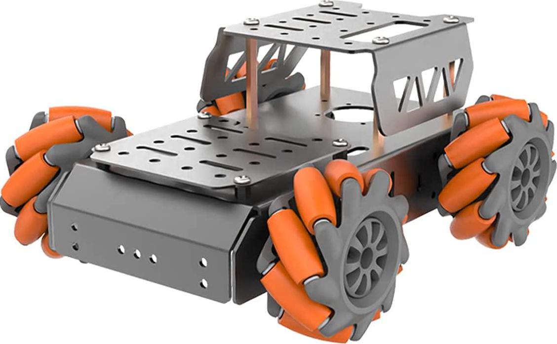 LewanSoul, Mecanum Wheel Chassis Car Kit with TT Motor, Aluminum Alloy Frame, Smart Car Kit for DIY Education Robot Car Kit