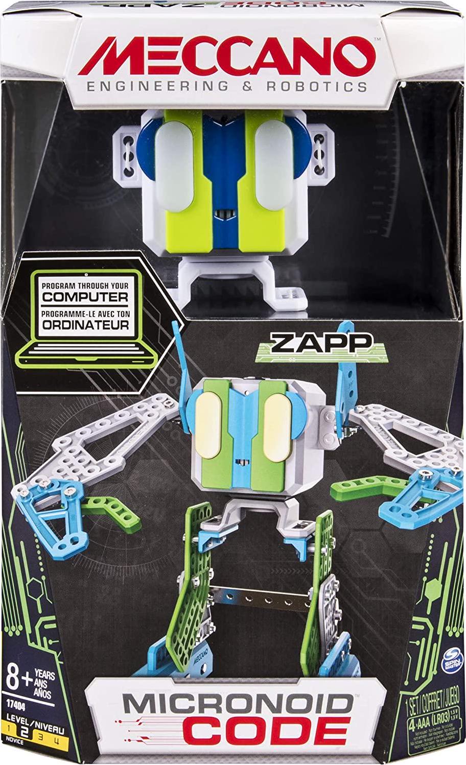 MECCANO, Meccano-Erector - Micronoid Code Zapp Programmable Robot Building Kit
