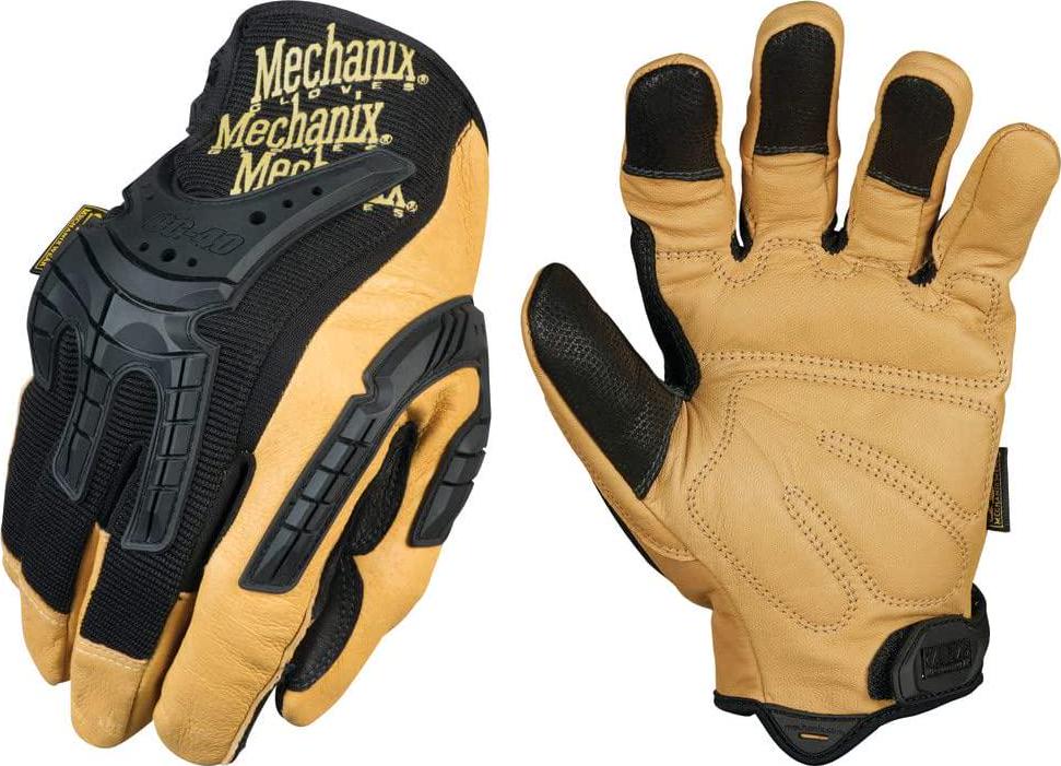 Mechanix Wear, Mechanix Wear - CG Leather Heavy Duty Gloves (Large, Brown/Black)
