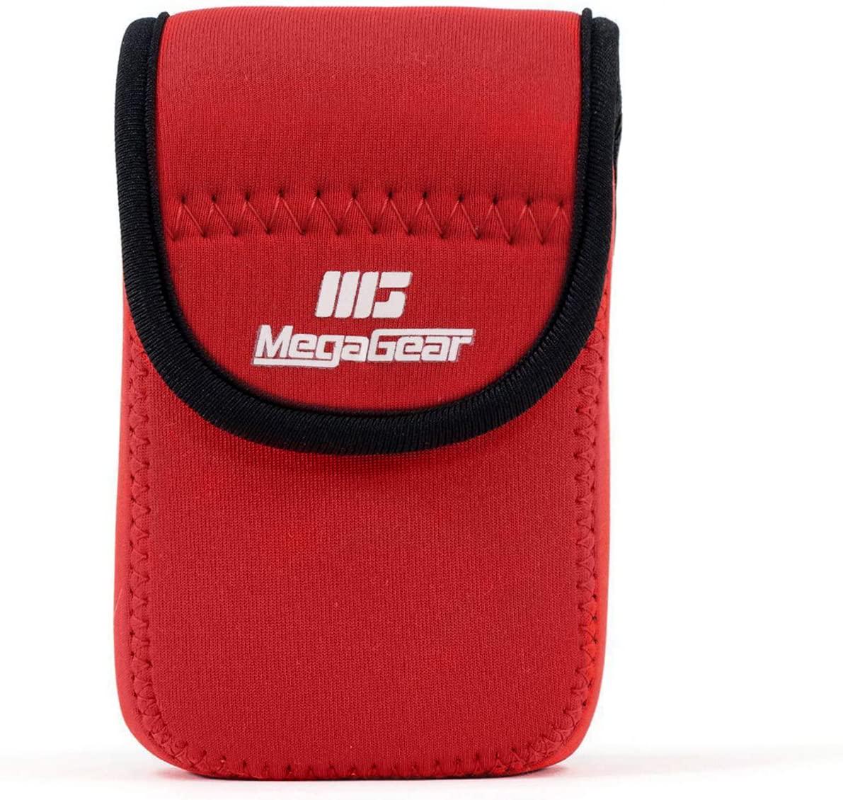 MegaGear, MegaGear MG798 Ultra Light Neoprene Camera Case Compatible with Olympus Tough TG-6, TG-5, TG-870, TG-4, TG-860 - Red