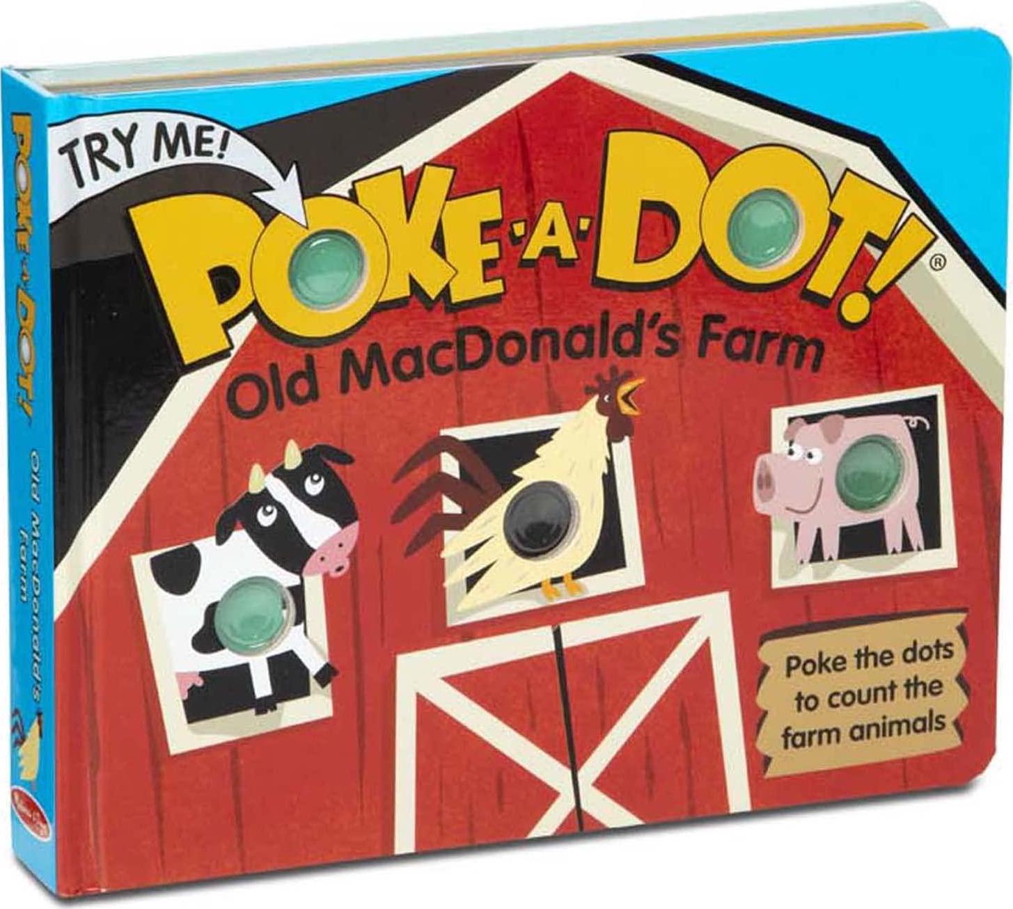 Melissa & Doug, Melissa and Doug 31341 Poke-A-Dot Old MacDonald's Farm Board Book Board Book