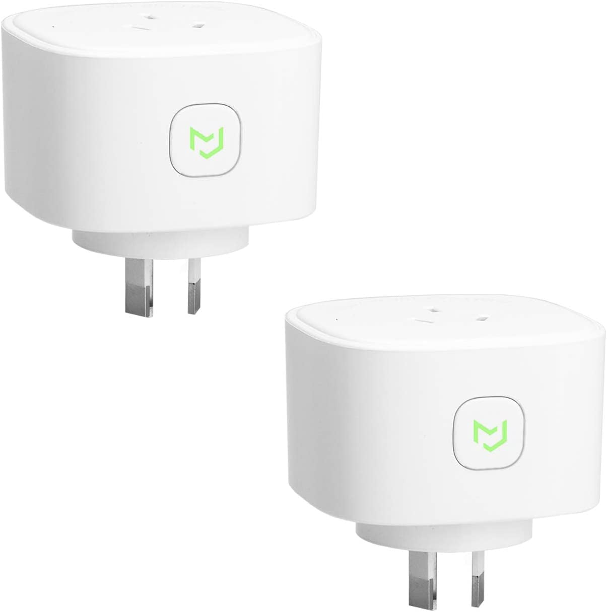 meross, Meross Smart Plug Wifi Outlet with Energy Monitor, 2 Piece
