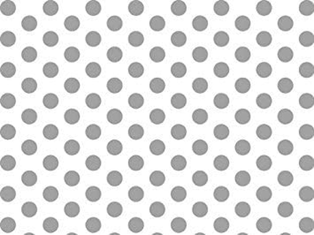 A1 Bakery Supplies, Metalic Silver and White Polka Dots Tissue Paper 20 Inch X 30 Inch - 24 XL Sheets