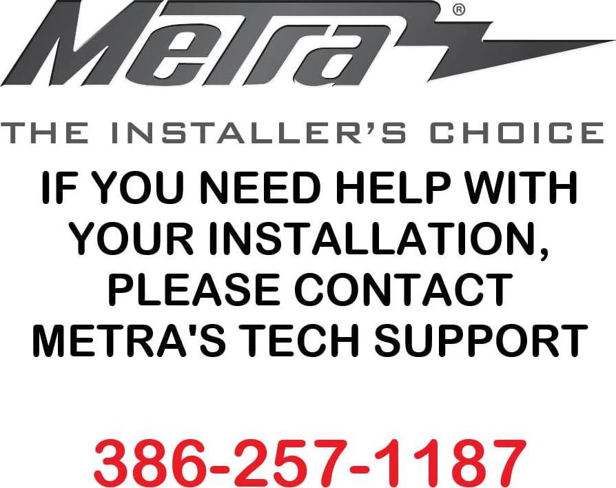 Metra Electronics, Metra 71-1761 87-94 Toyota Vehicle Harness