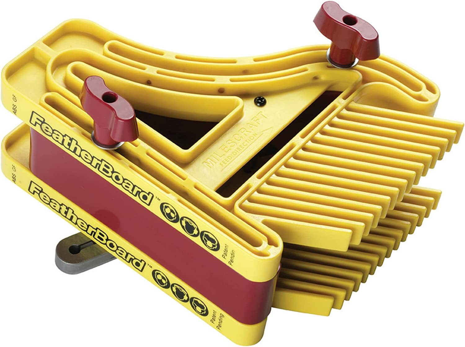 Milescraft, Milescraft 1407 D/Tfeatherboard Dual or Tandem Featherboards for Router Tables and Table or Band Saws , Yellow