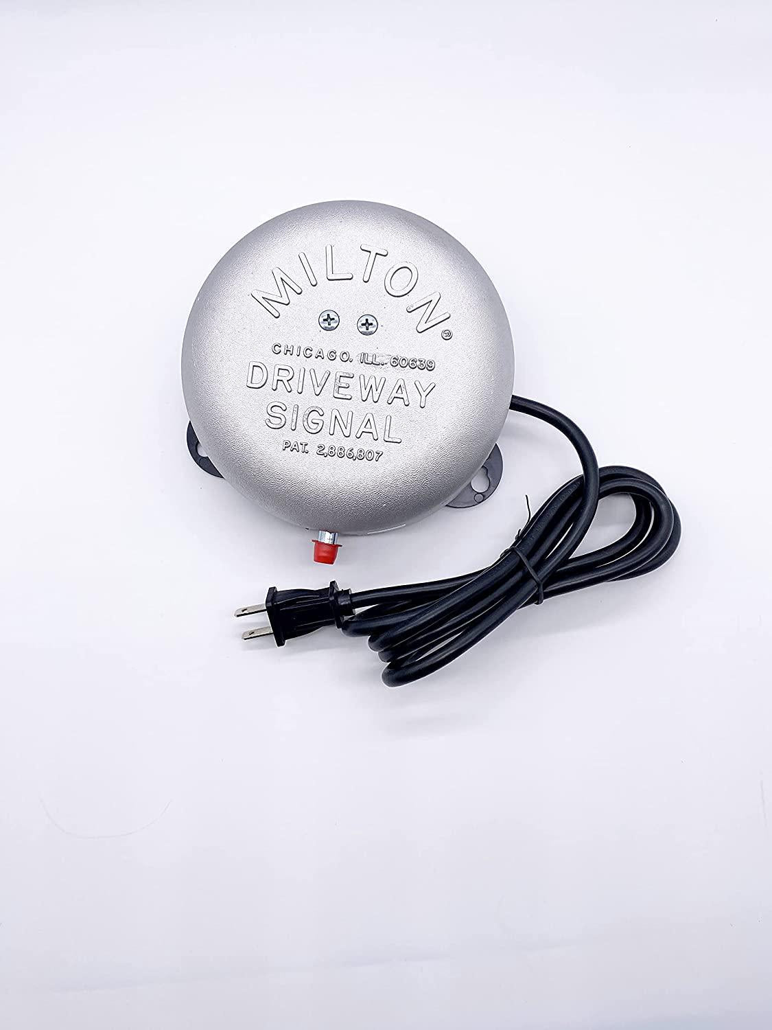 Milton, Milton Bells Driveway Bell Kit with 25' Signal Hose for Drive-thru, Residential, or Industrial Driveway Alarms