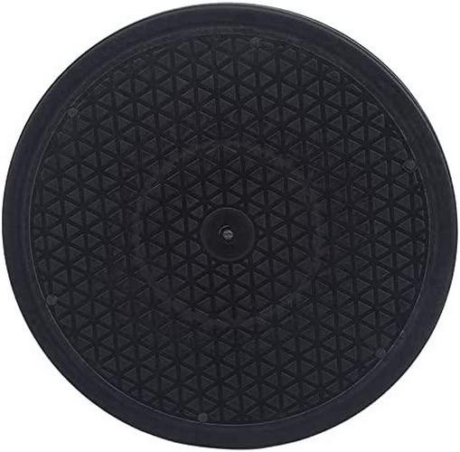 lehom, lehom Black Rotating Swivel Turntable Plate Lazy Susan for TV's Potted Plants Home Kitchen Food Tool