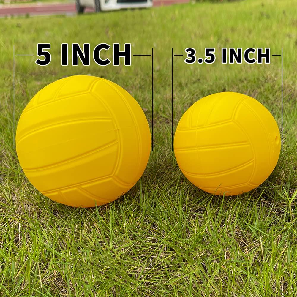metaball, metaball Spike Replacement Balls 3-Pack Two 3.5 inch and One 5 inch with Pump Compatible with Spike Standard Game