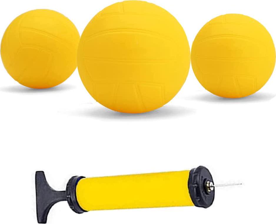 metaball, metaball Spike Replacement Balls 3-Pack Two 3.5 inch and One 5 inch with Pump Compatible with Spike Standard Game